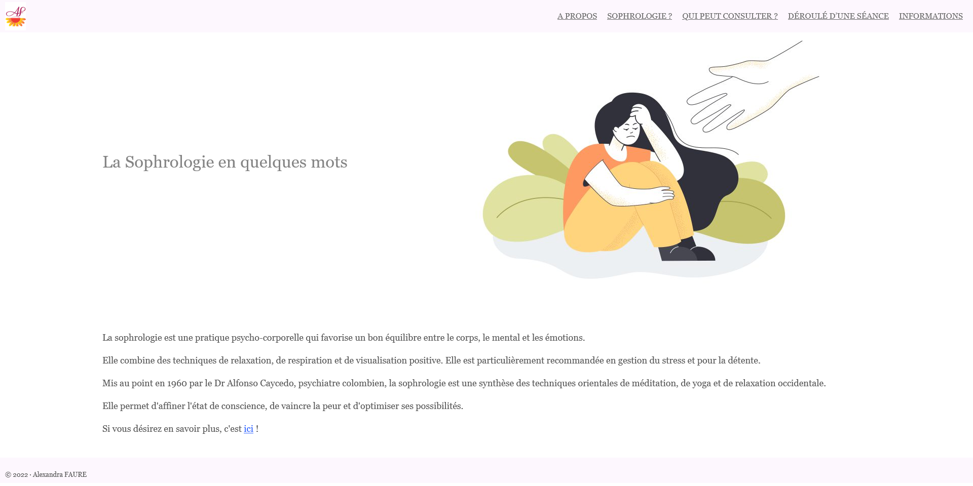 page définition sophrologie